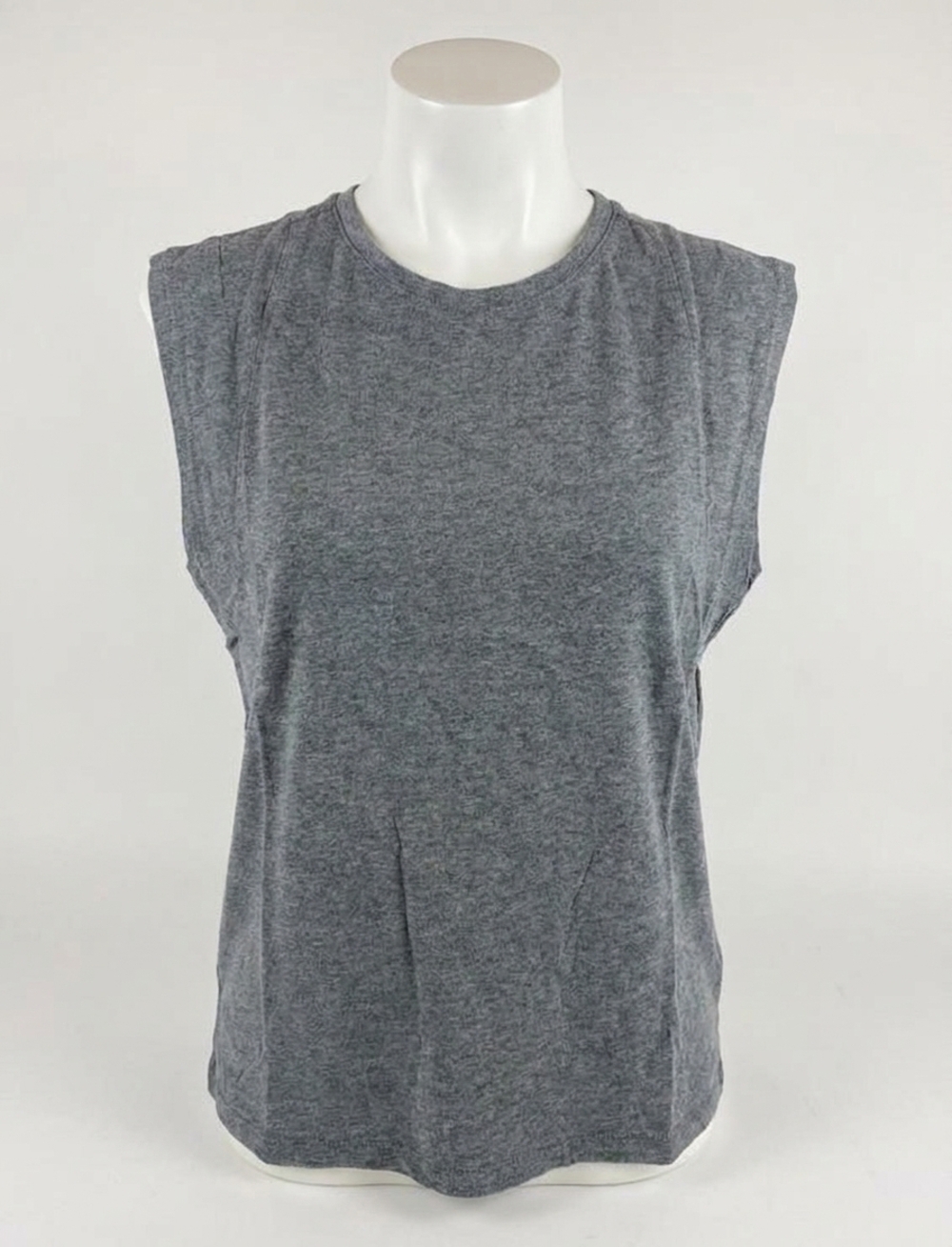 NEW FRAME women's le mid rise muscle tee in gris heather
